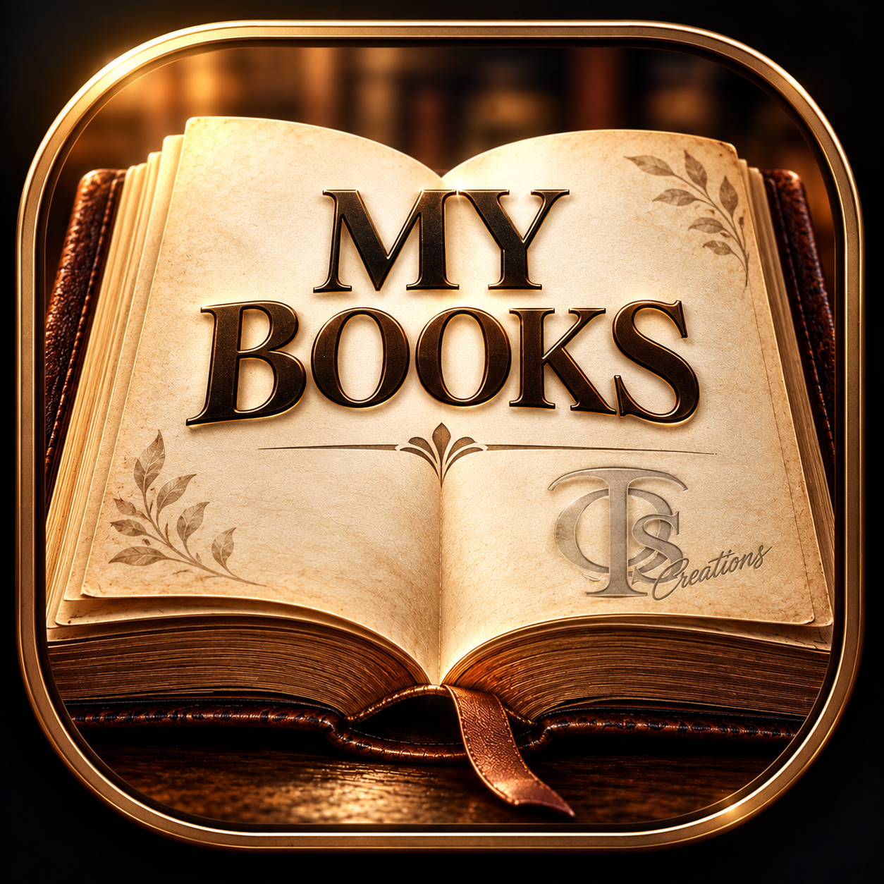 My Books: Creative Library App Icon